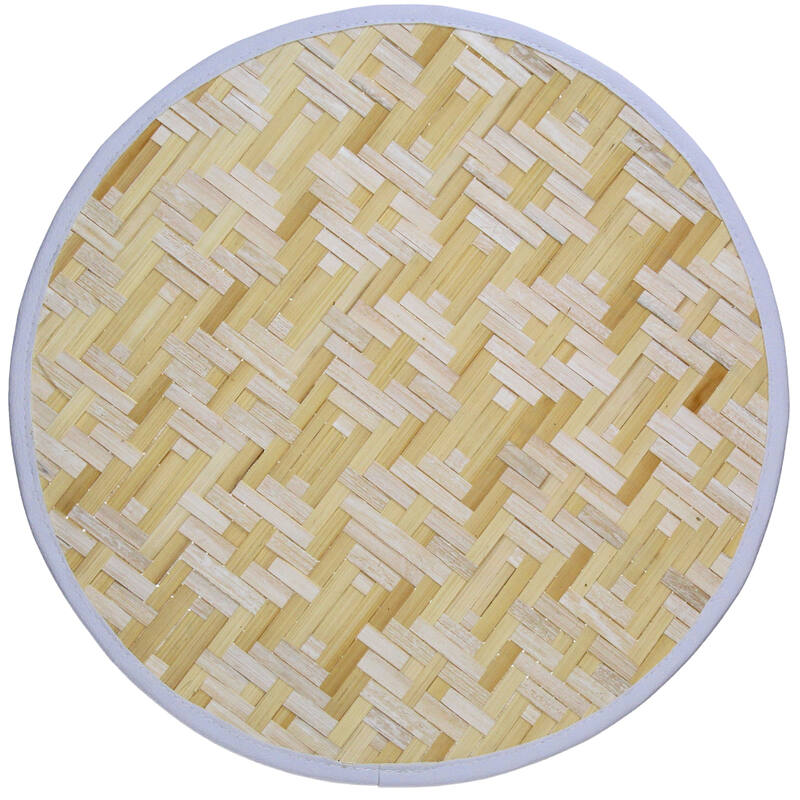 Placemat Bamboe Wit (35x35x0.5cm) Southern Roots - KERSTEN