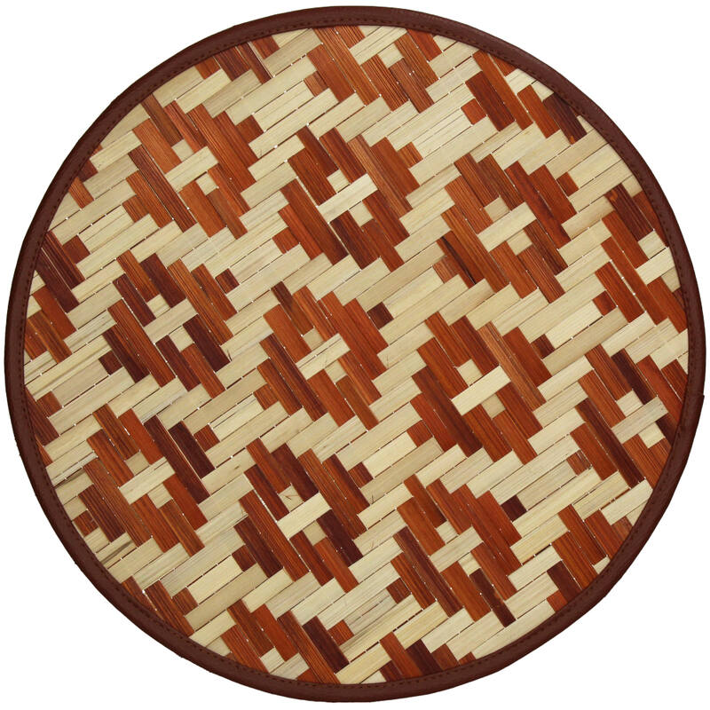 Placemat Bamboe Bruin (35x35x0.5cm) Southern Roots Collection - KERSTEN