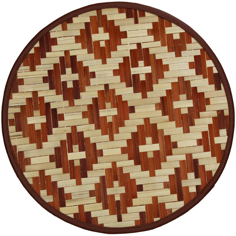 Placemat Bamboe Bruin (35x35x0.5cm) Southern Roots Collection - KERSTEN