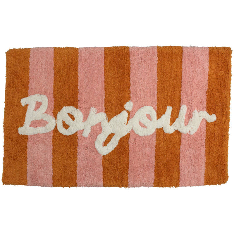Badmat Bonjour Katoen Multi (50x80cm) - KERSTEN