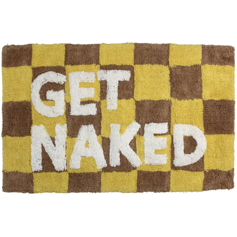 Badmat Get Naked Katoen Multi (50x80cm) - KERSTEN