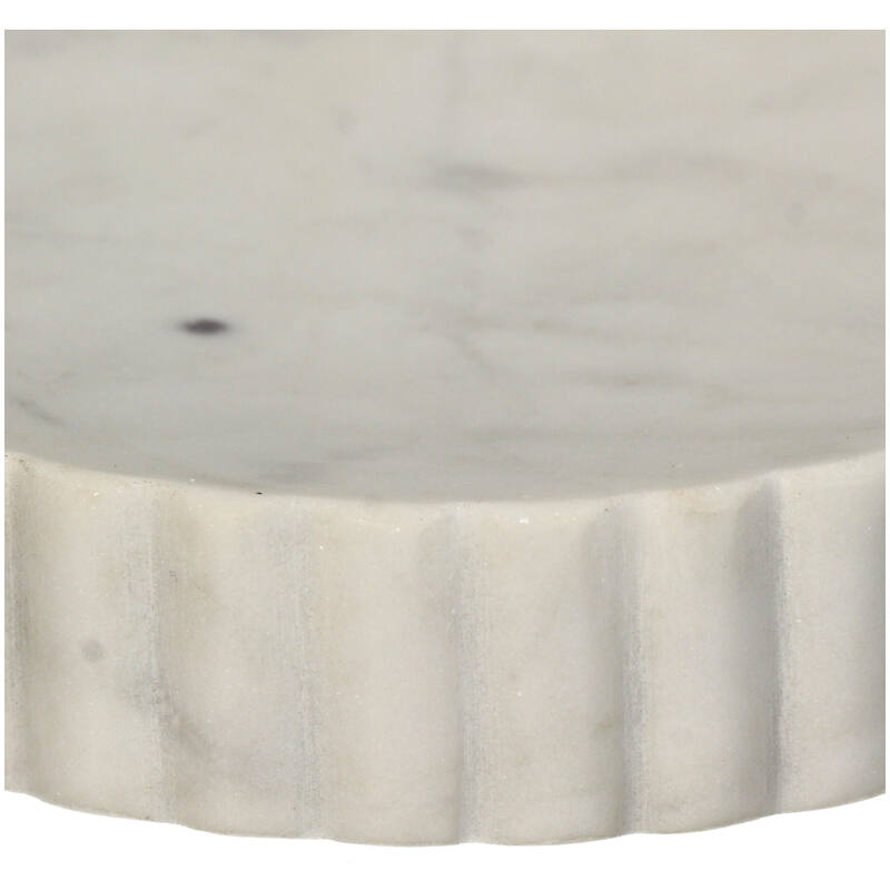 Zeepbakje Marmer Wit (12,8x12,8x2,5cm) - KERSTEN