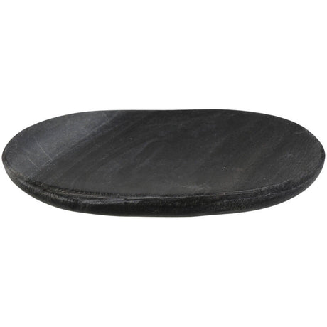 Zeepbakje Marmer Wit/Zwart (14x9x1.5cm) - KERSTEN