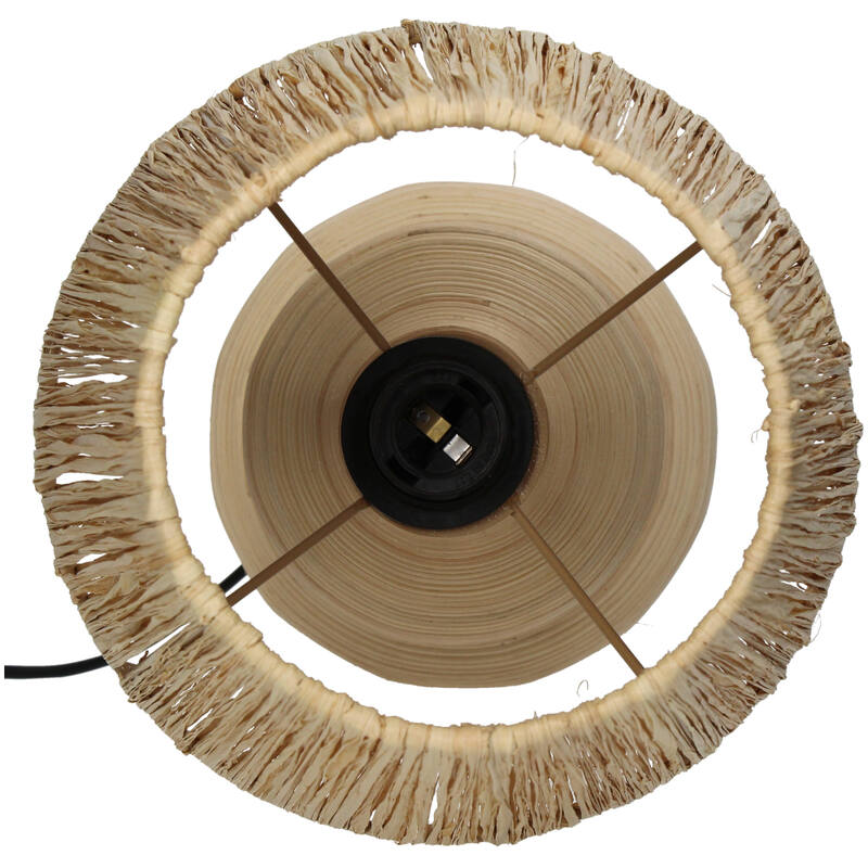 Tafellamp Rotan Naturel (32x32x62cm) - KERSTEN