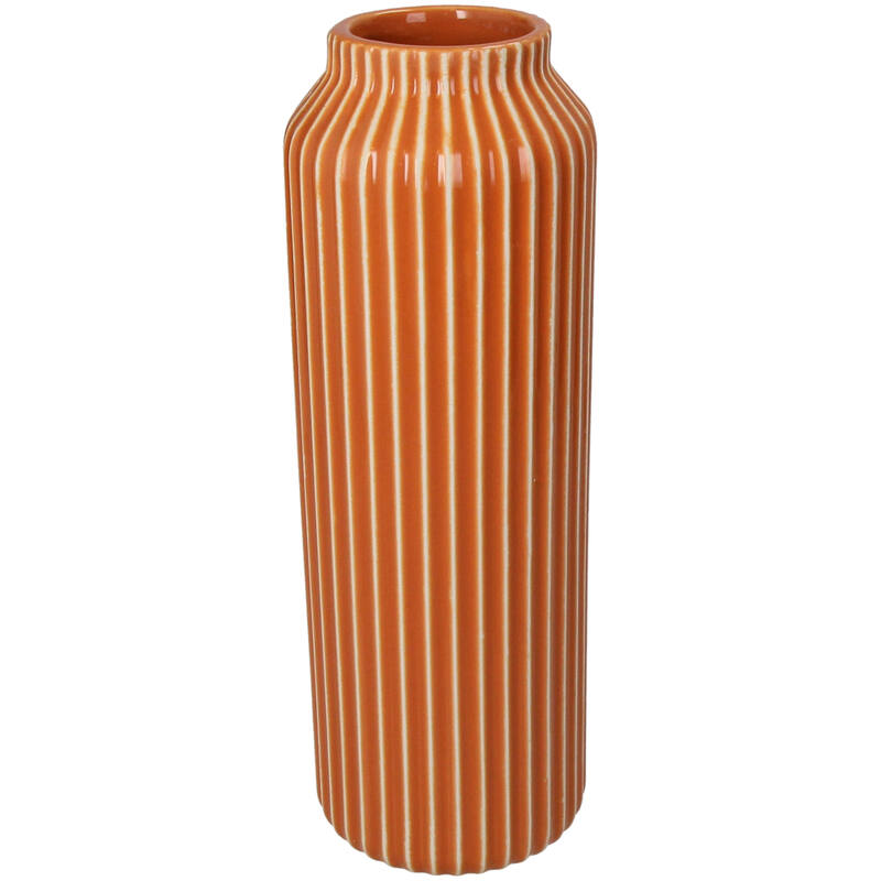 Vaas Keramiek Terra (9,5x9,5x26cm) Healthy Lifestyle - KERSTEN