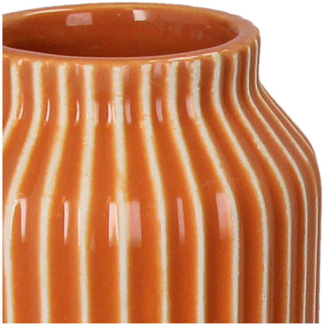 Vaas Keramiek Terra (9,5x9,5x26cm) Healthy Lifestyle - KERSTEN
