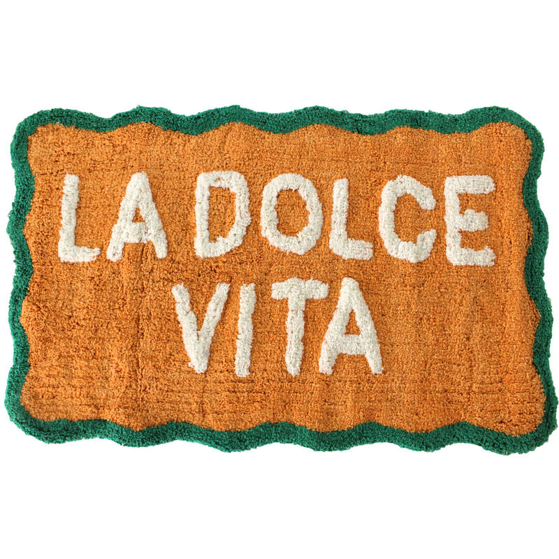 Badmat La Dolce Vita Katoen Multi (50x80cm) - KERSTEN