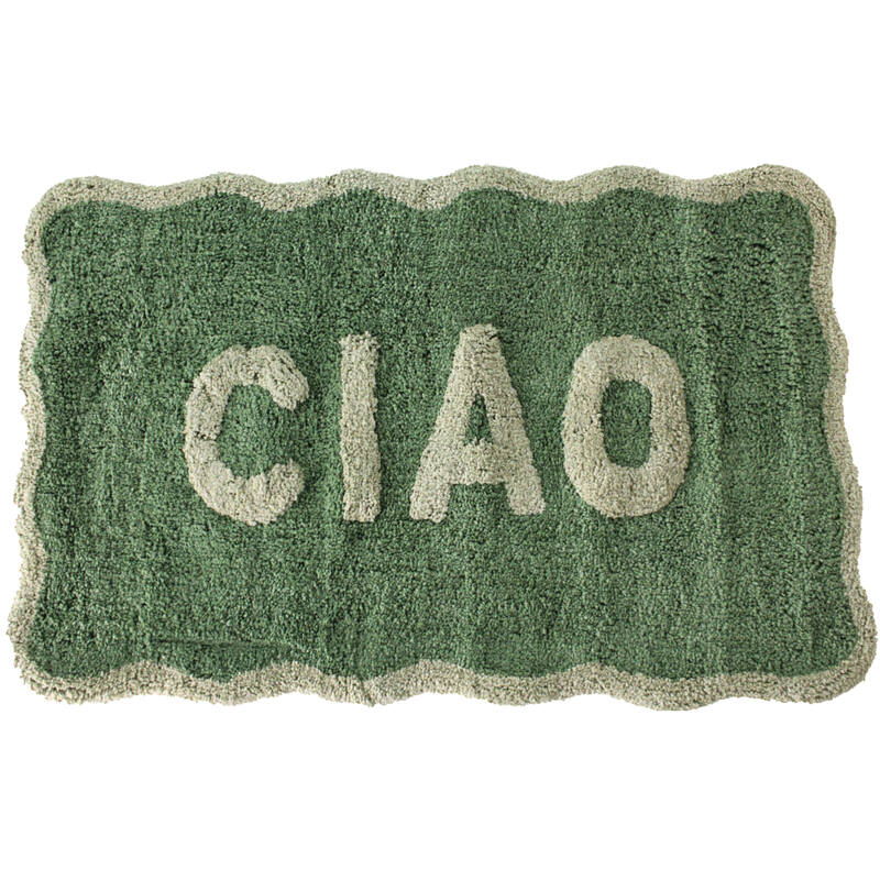Badmat Ciao Katoen Groen (50x80cm) - KERSTEN
