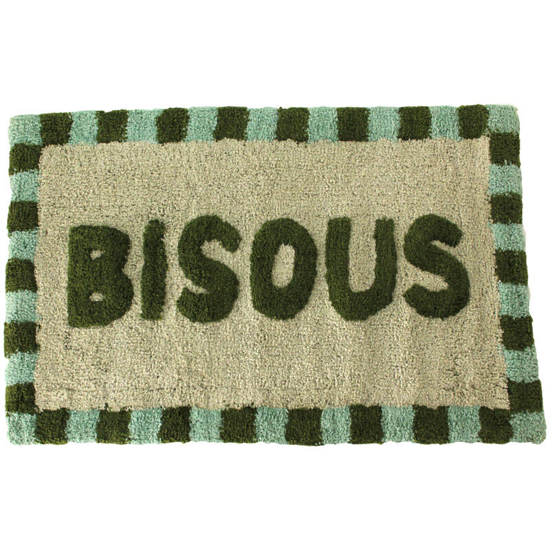 Badmat Bisous Katoen Multi (50x80cm) - KERSTEN
