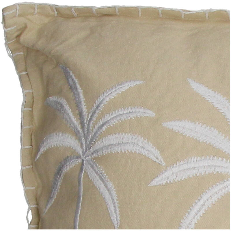 Kussen Palmboom Katoen Beige (45x45cm) Casa Corazon - KERSTEN