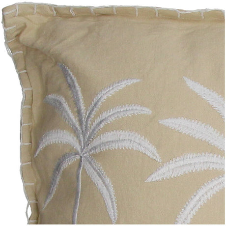 Kussen Palmboom Katoen Beige (45x45cm) Casa Corazon - KERSTEN
