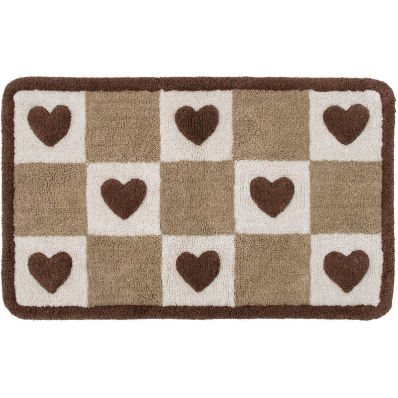 Badmat Hartjes Katoen Multi (50x80cm) Nieuw Voorjaar/Zomer 2026 - KERSTEN