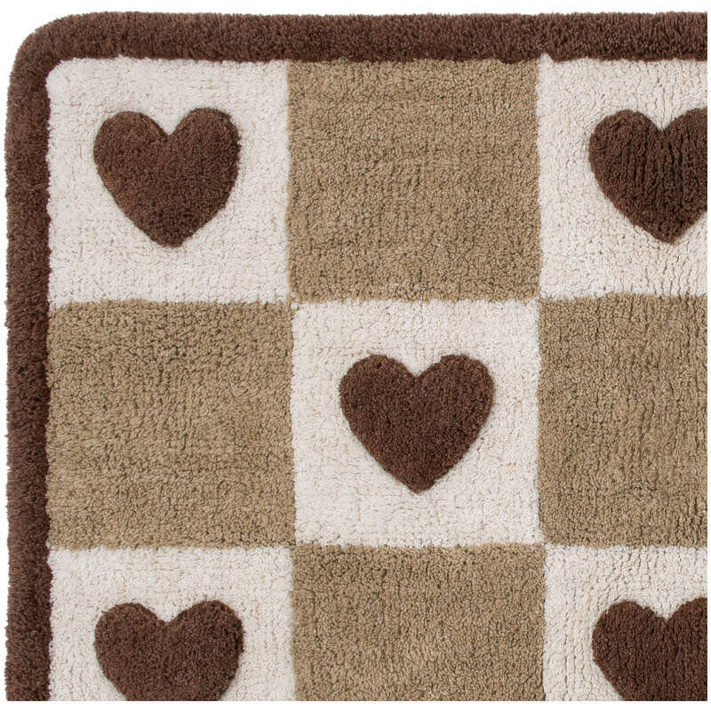 Badmat Hartjes Katoen Multi (50x80cm) Nieuw Voorjaar/Zomer 2026 - KERSTEN