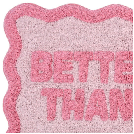 Badmat Better Late Katoen Roze (50x80cm) Nieuw Voorjaar/Zomer 2026 - KERSTEN