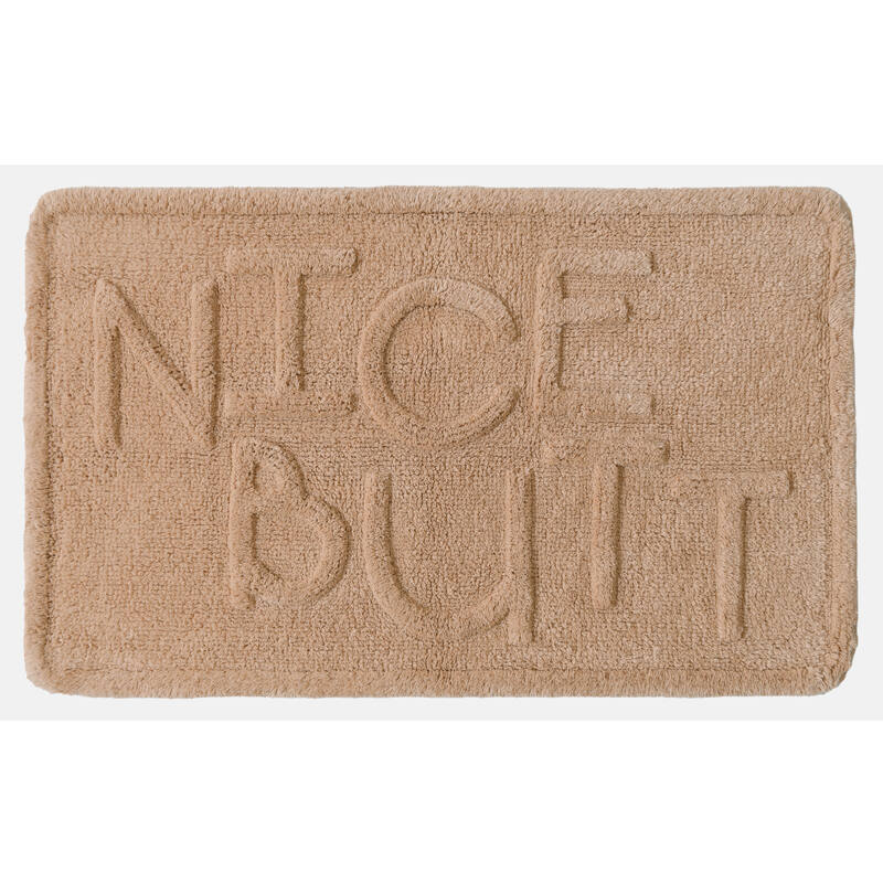 Badmat Nice Butt Katoen Beige (50x80cm) Nieuw Voorjaar/Zomer 2026 - KERSTEN