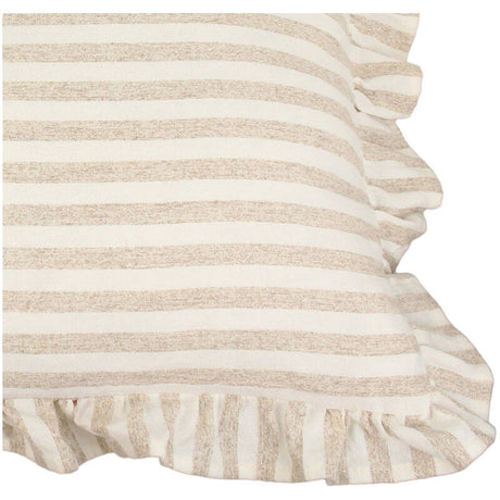 Kussen Streep Ruches Katoen Beige (30x50cm) Tavola Amore - KERSTEN
