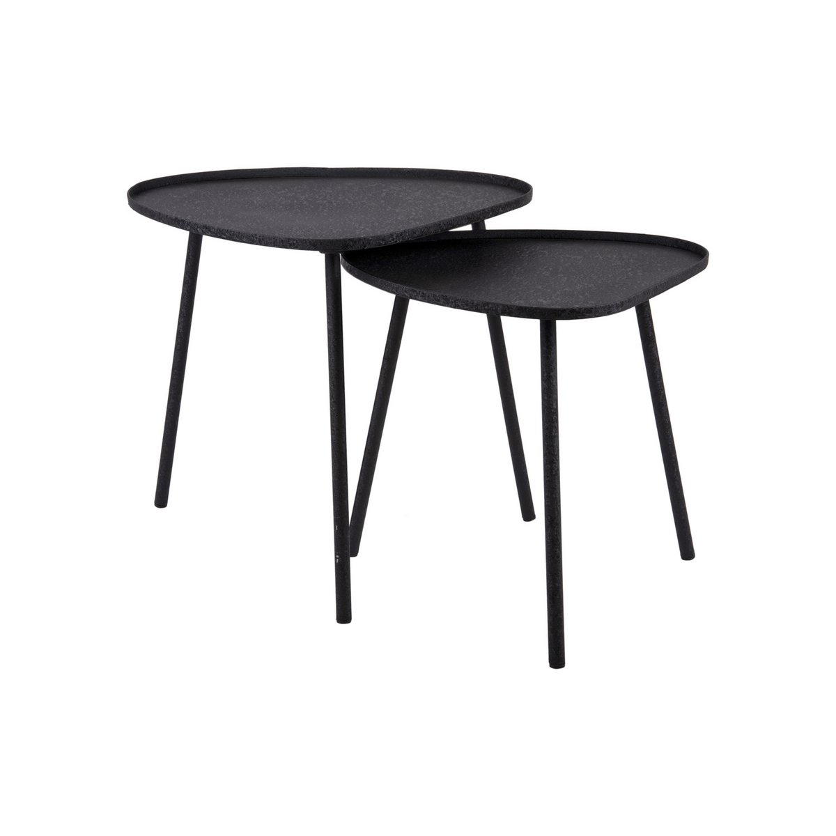 Bijzettafel Boaz Groot Zwart / Leitmotiv