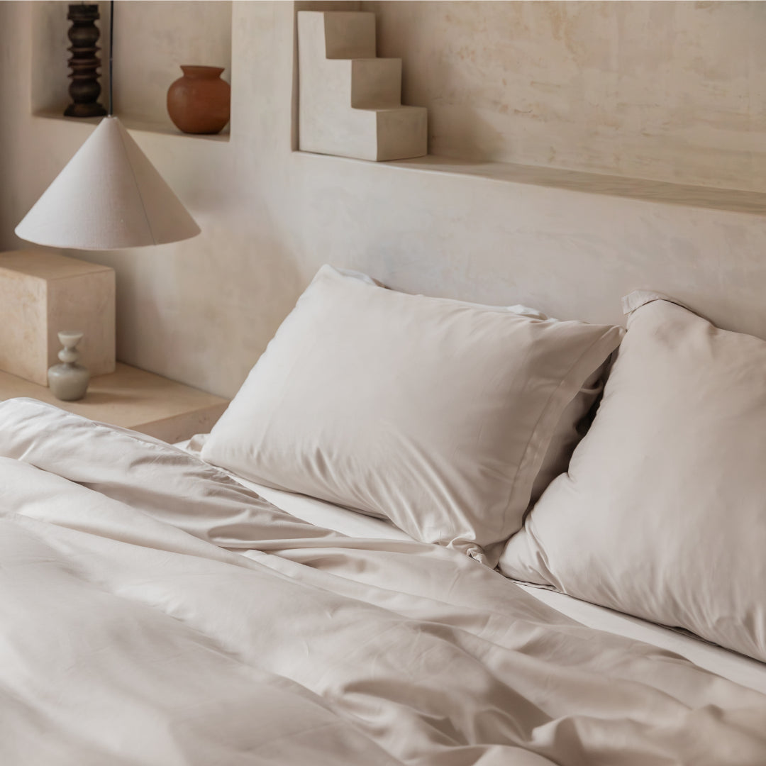 Dekbedovertrek Satijn Beige (240×220) / Coco & Cici