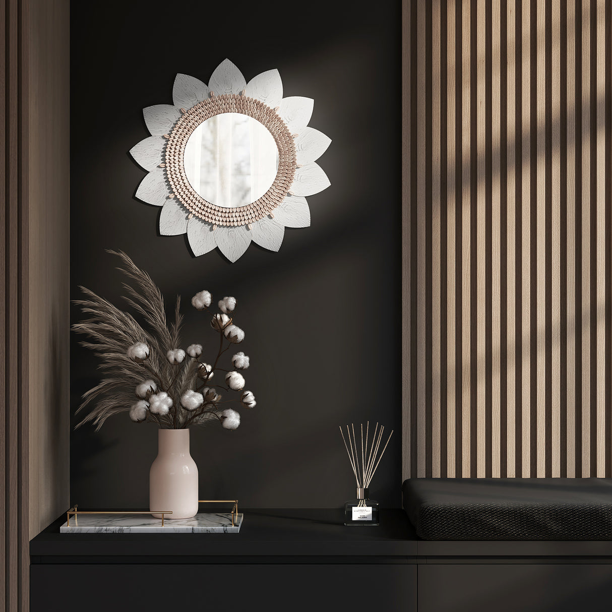 Ronde Spiegel – Handgemaakt in Bali / Mojo Boutique