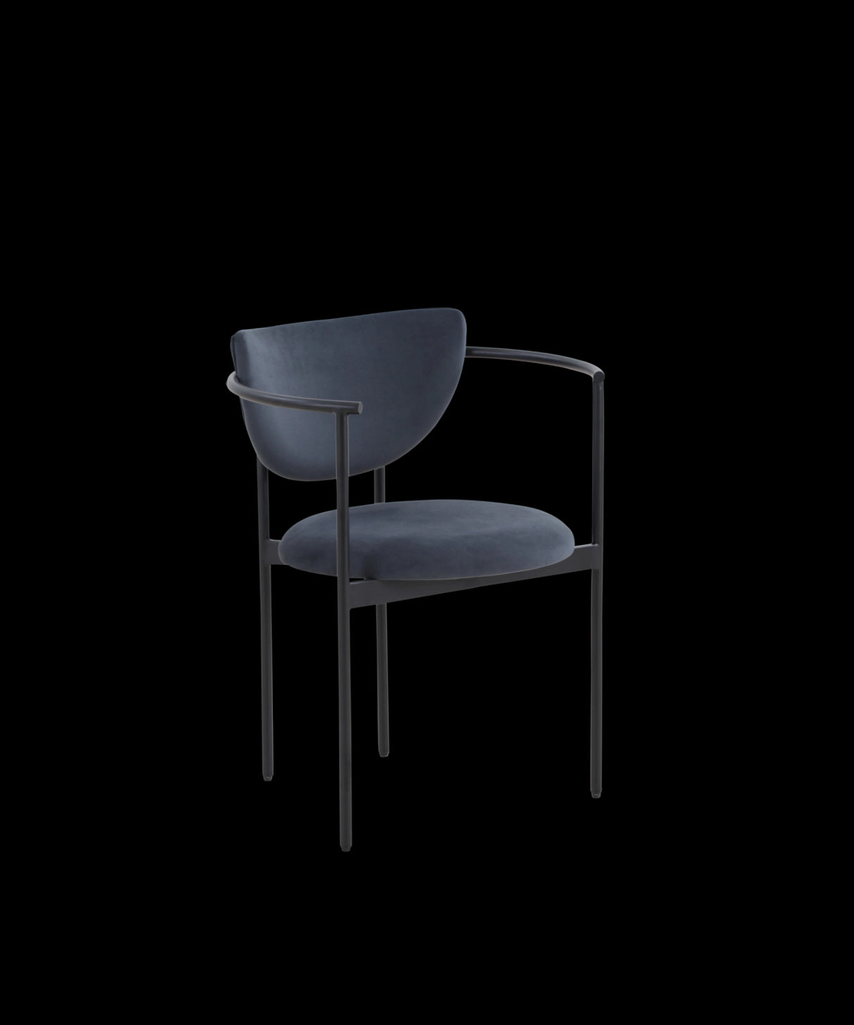 Eetkamerstoel Lunar Donkergrijs / Njordec