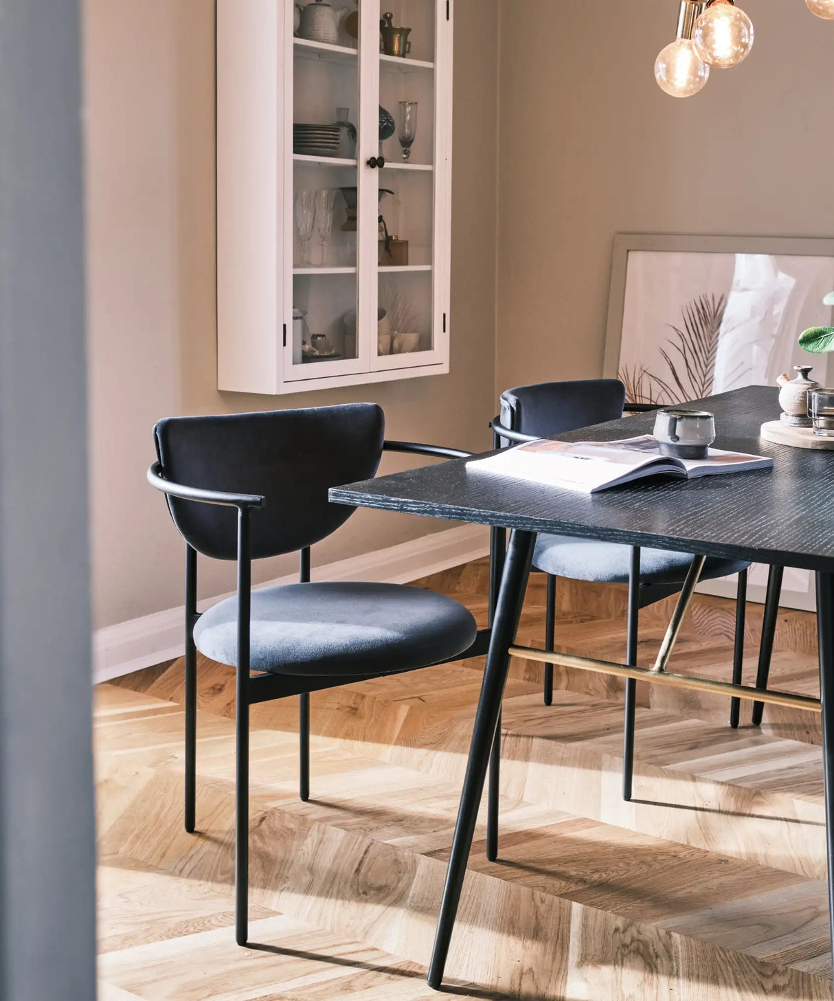 Eetkamerstoel Lunar Donkergrijs / Njordec