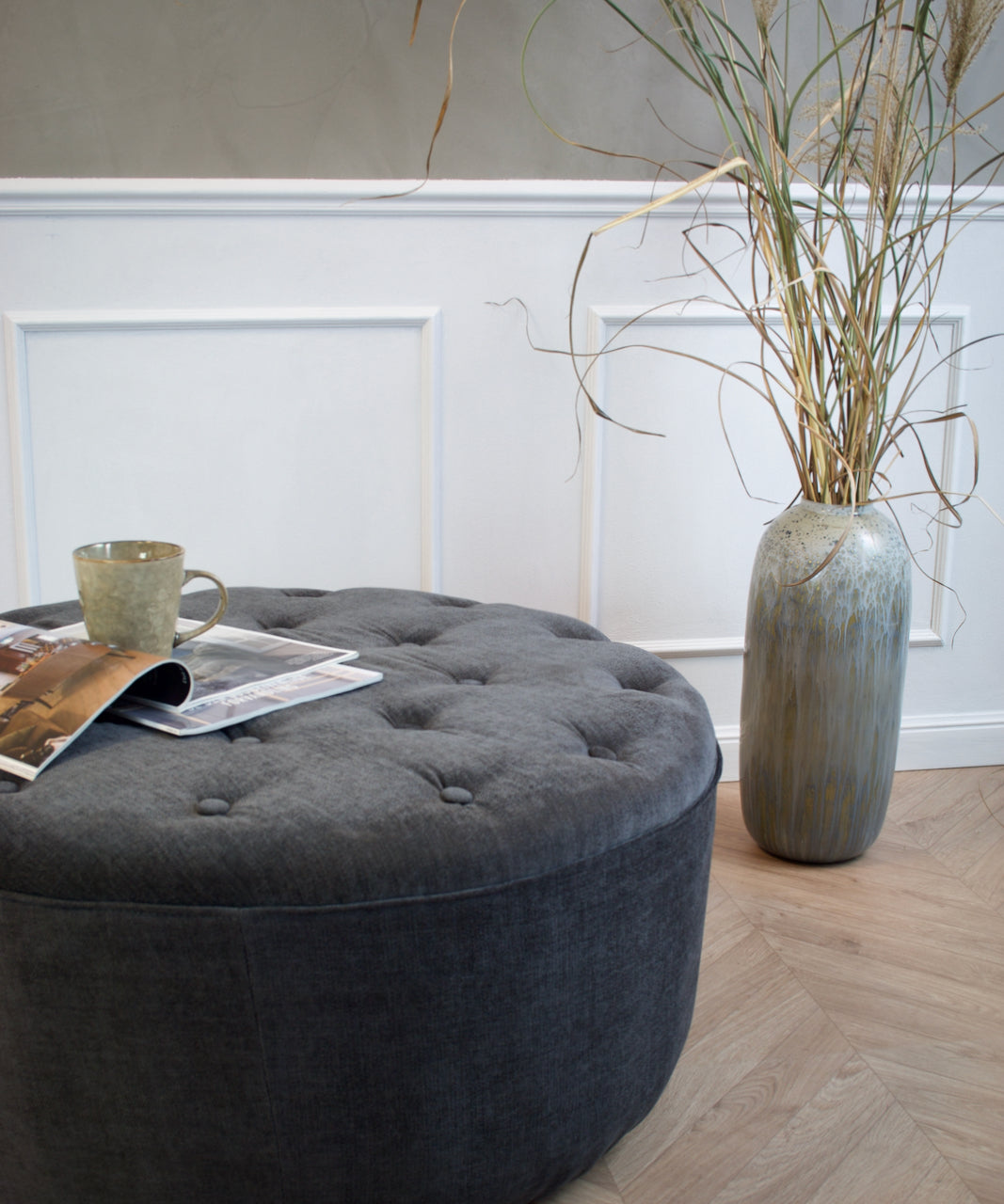 Dimple Poef Danny (84 cm) / Njordec