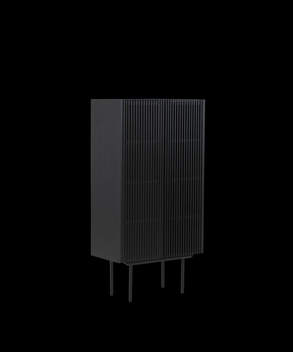 Louvre Kast – Black Oak / Njordec