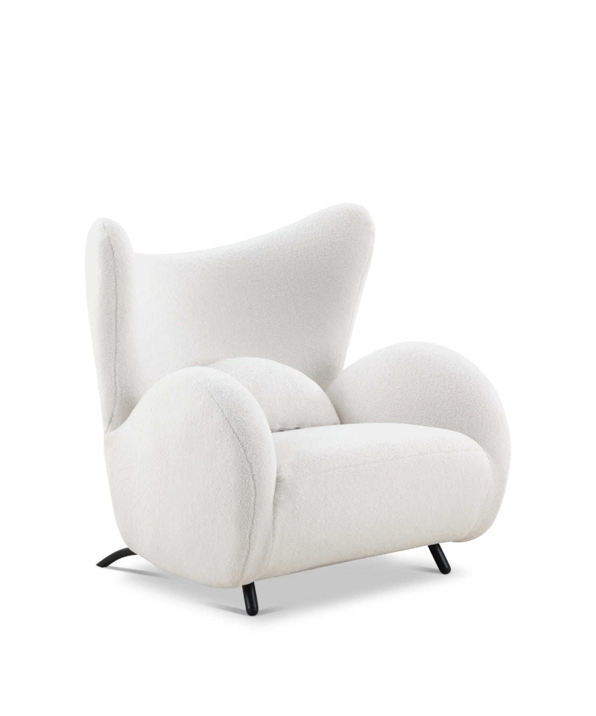 Grote Buffel Fauteuil Wit schaap / Njordec