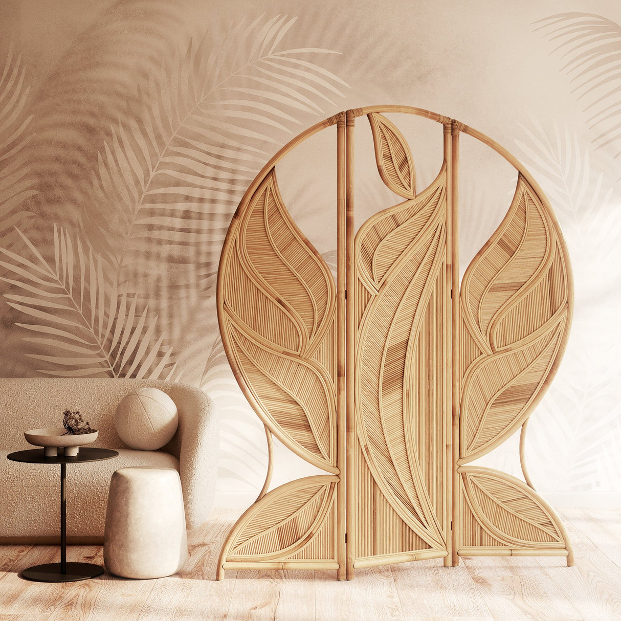 Kamerscherm - Pencil Reed Rotan / Mojo Boutique