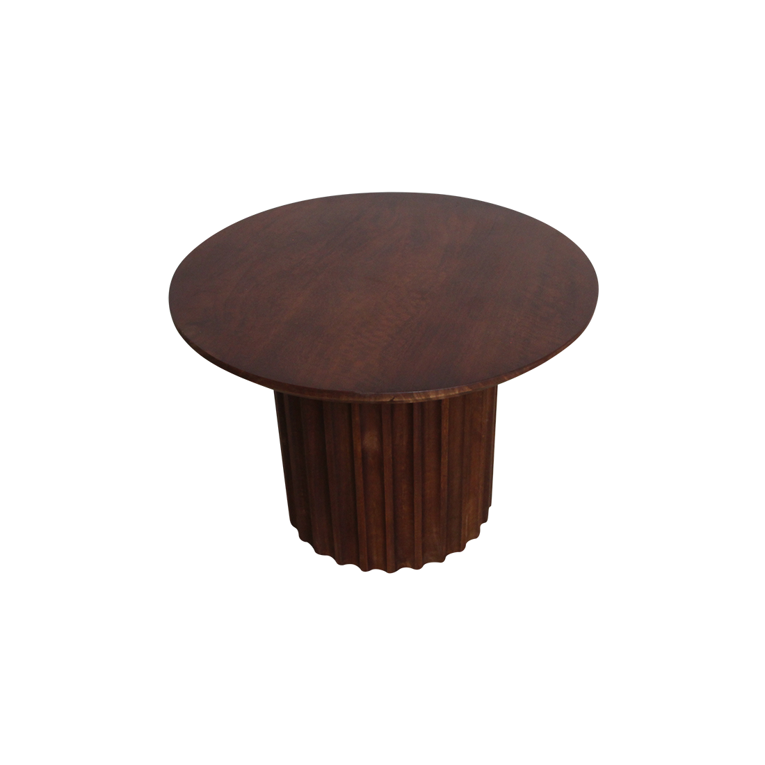 Bullnose Bijzettafel Bruin 55 cm / Raw Materials