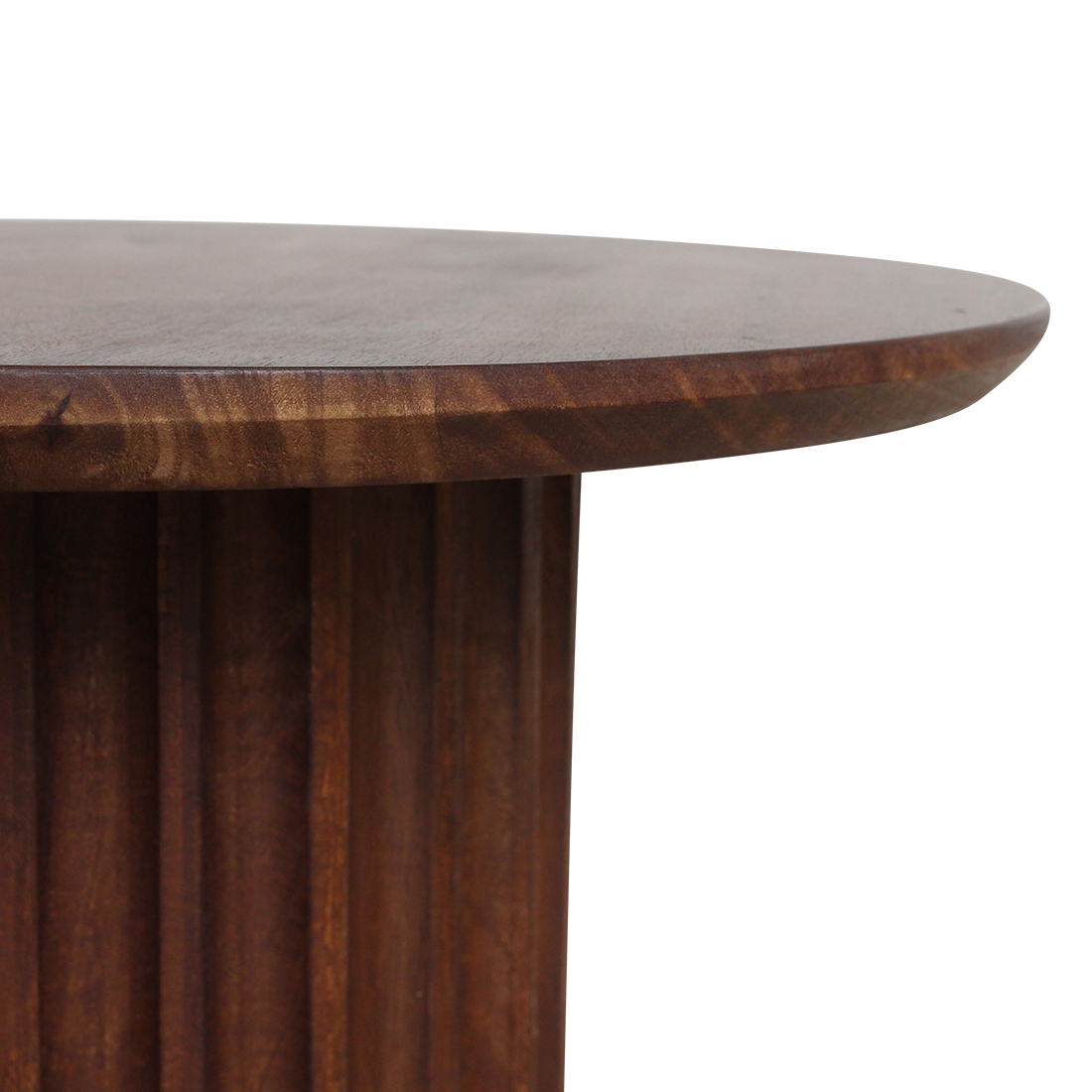 Bullnose Bijzettafel Bruin 55 cm / Raw Materials