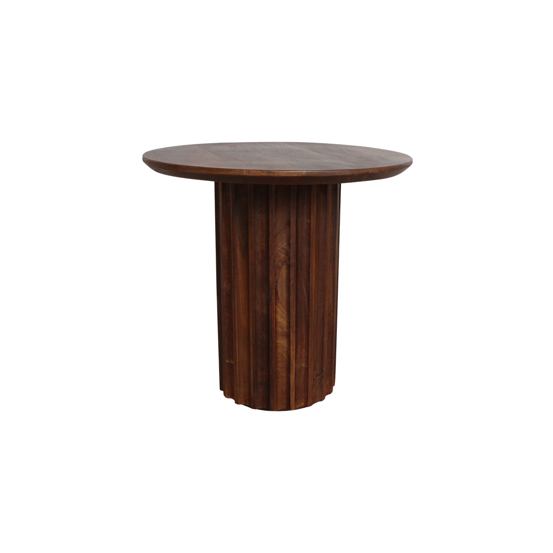 Bullnose Bijzettafel Bruin - 50 cm / Raw Materials