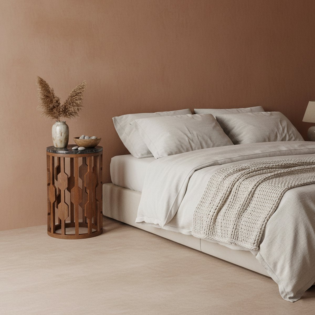 Bijzettafel Lampung Marmer Zwart / Raw Materials