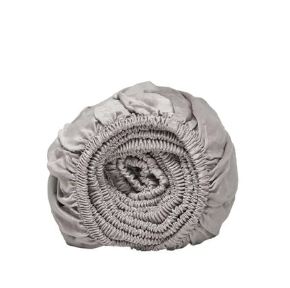 Hoeslaken Taupe Satijn (200×200×35) / Coco & Cici