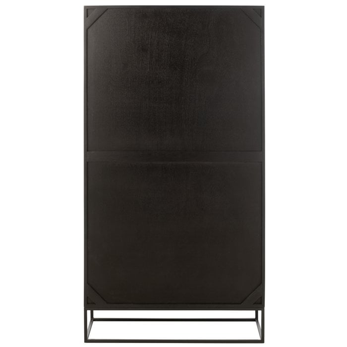 Rek Mode – Mango Hout & MDF Zwart / J-Line