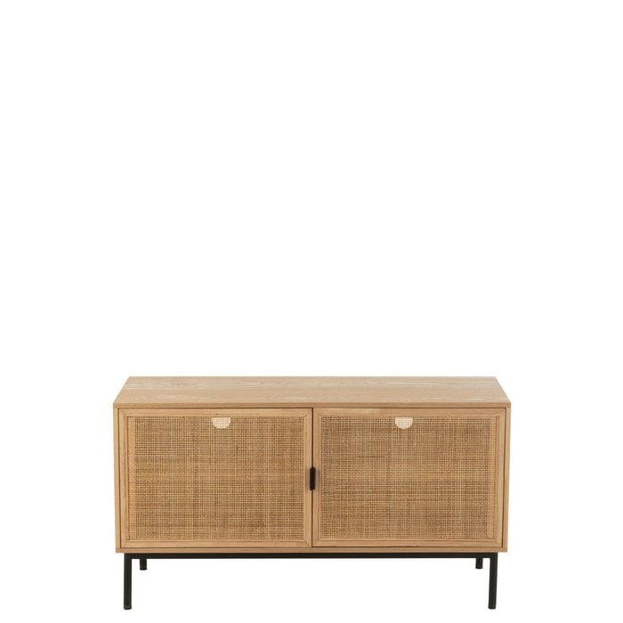 Kast Vierkant – Naturel/Zwart (Large) / J-Line