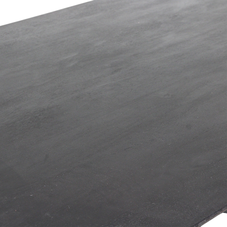 Eettafel Bullnose Open Base Zwart 180 cm / Raw Materials