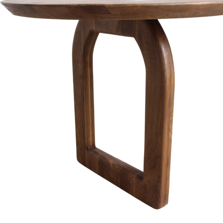 Eettafel Bullnose Open Base Bruin 180 cm / Raw Materials