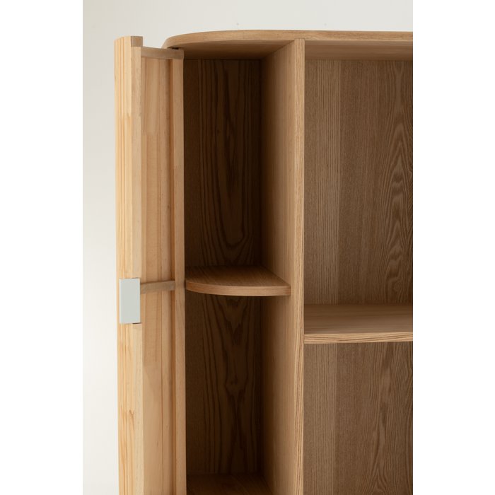 Kast Vakken Rond – Dennenhout Naturel / J-Line