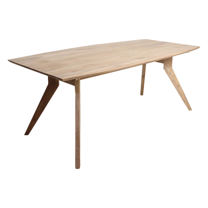 Eettafel Studio Teak Rechthoekig 240 cm / Raw Materials