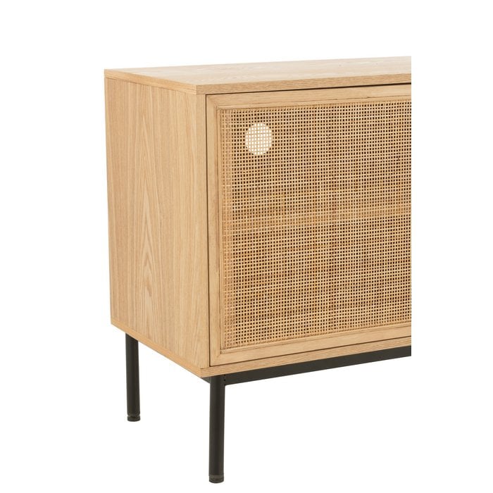 Kast Vierkant – Naturel/Zwart (Large) / J-Line