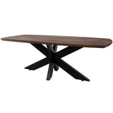 Eettafel Felix Espresso Mangohout (220 x 100 cm) / Home67