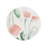 Good Morning Bord Wit Bloemen (set van 4) / Urban Nature Culture