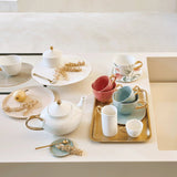 Good Morning Bord Wit Bloemen (set van 4) / Urban Nature Culture