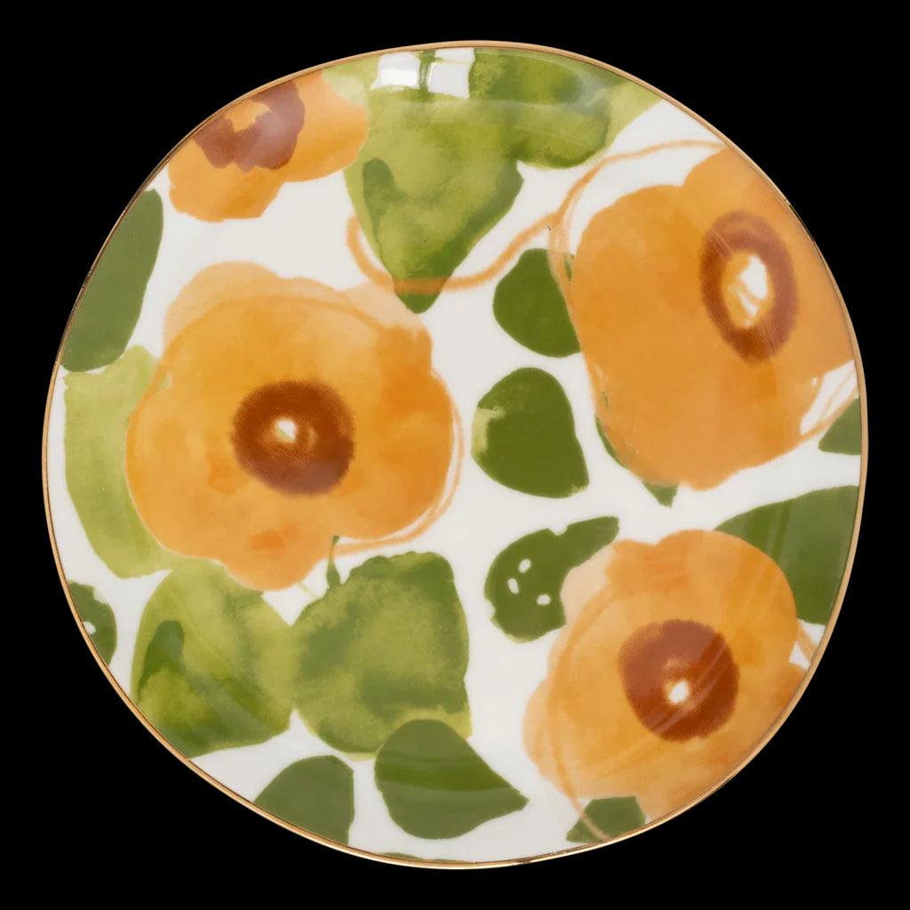 Good Morning Bord Bloemenmotief Karamel / Urban Nature Culture