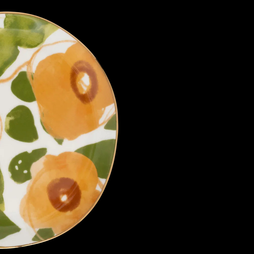 Good Morning Bord Bloemenmotief Karamel / Urban Nature Culture