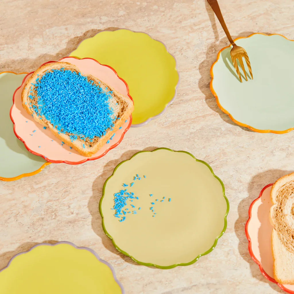 Good Morning Bord Gesculpteerd Lichtgroen / Urban Nature Culture