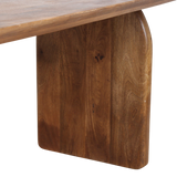 Eettafel Bullnose Mix Base Bruin 200 cm / Raw Materials
