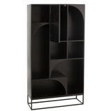 Rek Mode – Mango Hout & MDF Zwart / J-Line