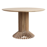 Eettafel Eiffel Teakhout Rond 120 cm / Raw Materials